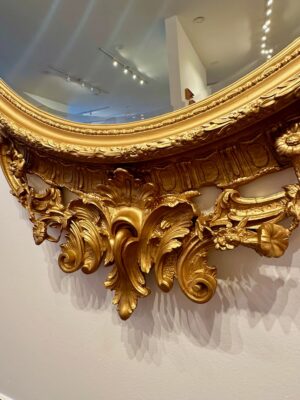 20th Century Golden Gilded Age Mirror