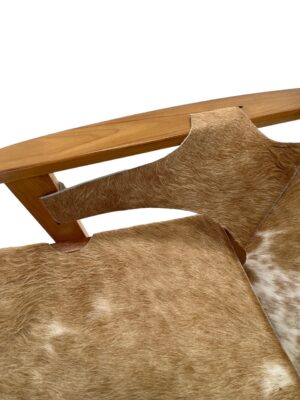 Set of Carl Axel Acking Trienna Lounge Chairs in Brazilian Cowhide