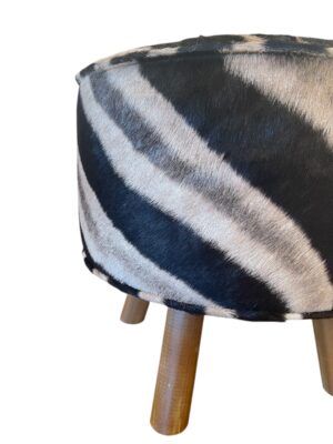 ZEBRA POUF OTTOMAN 5