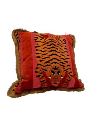 TIGER PILLOW RED 1