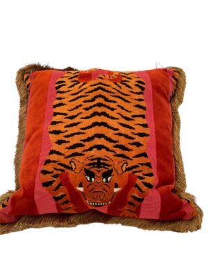 TIGER PILLOW RED 2