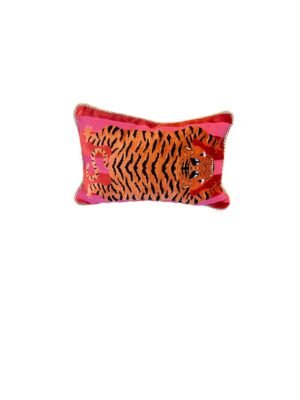 SHUMACHER THROW PILLOW RED AND ORANGE 1