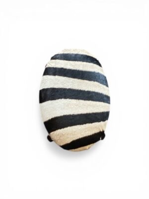 OVAL ZEBRA FOOTSTOOL 2
